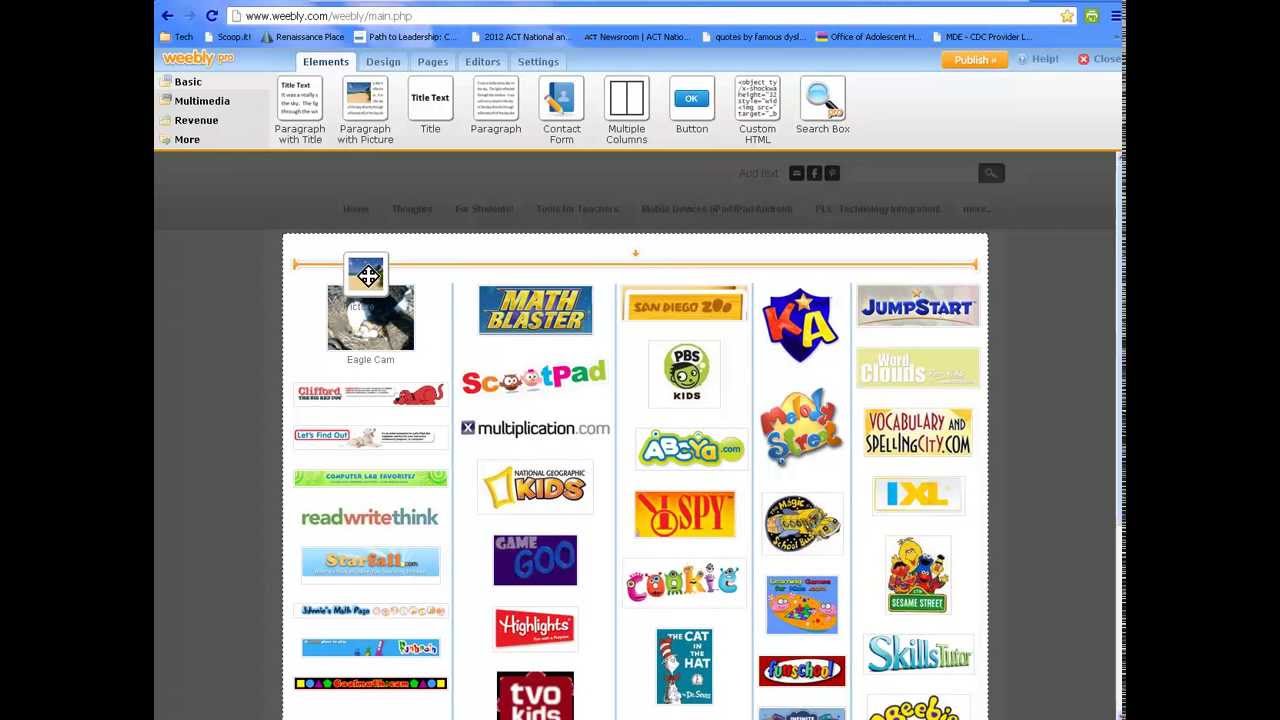 How to link a website to an image or icon.