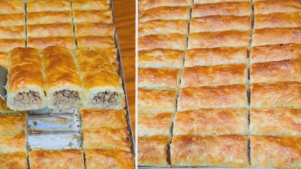 لازم تبقى على سفرتك فى أى عزومه ، أحلى رولات جلاش باللحمه المفرومه