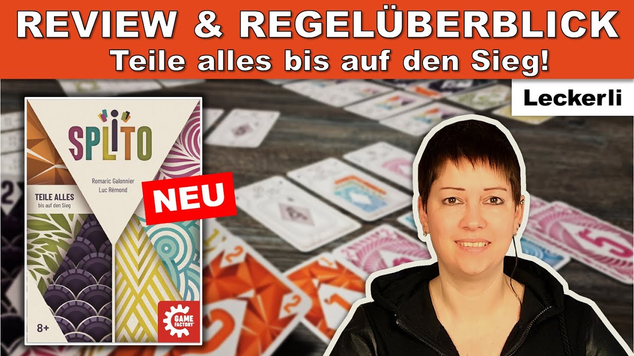 Splito - Semikooperatives Kartenspiel Game Factory Review Regeln Fazit Leckerli  NEU
