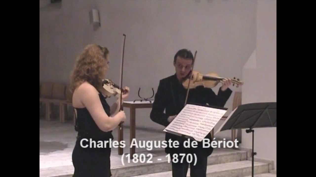 Charles Auguste de Berio (1802 -- 1870). Duo No. 2, Op. 57. 3.Rondo.mp4