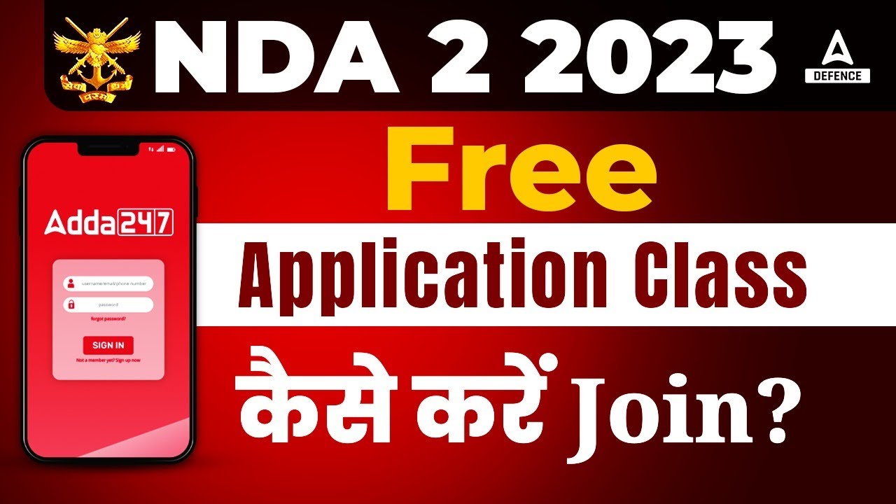 NDA Free application class 2023 | NDA Exam Preparation Videos | by Anuj Sir