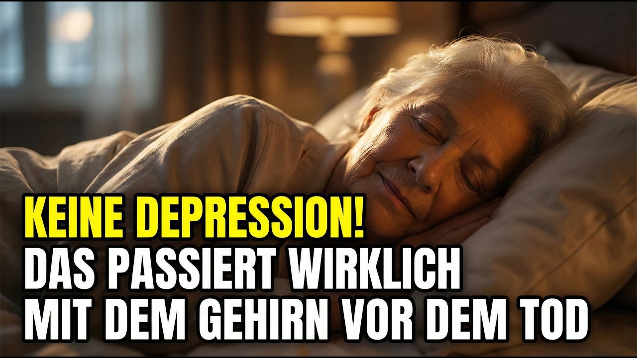 Keine Depression! Das passiert wirklich mit dem Gehirn vor dem Tod