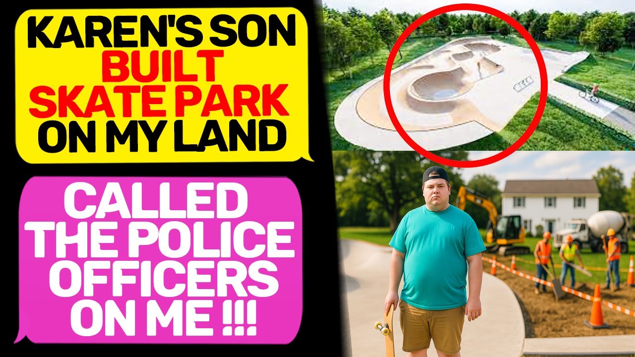 Karen's son Built a Skate Park on My Land! Officer, I Am the Owner of This House r/EntitledPeople