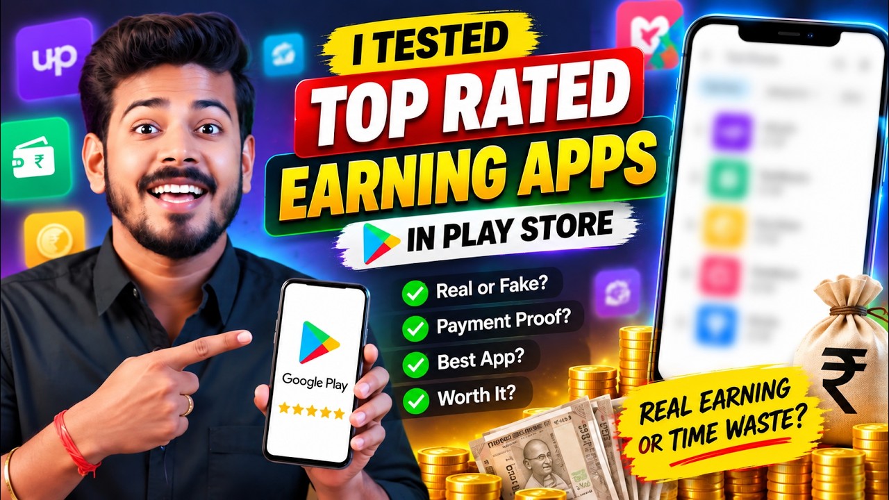 I Tested Top Rated Earning Apps in Play Store