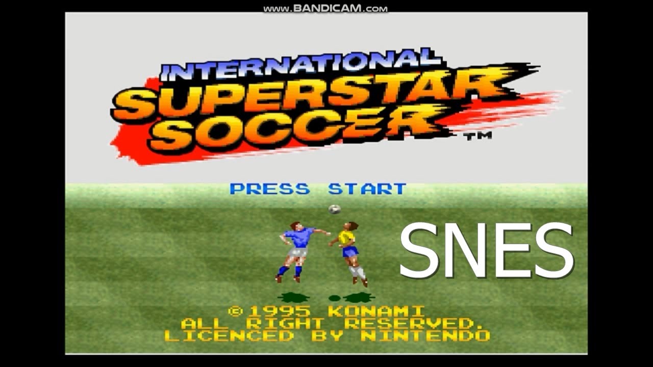 International Superstar Soccer -- Gameplay (SNES)