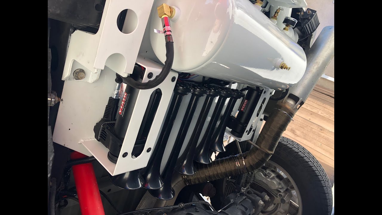 Horn blasters kit installation and electrical explained