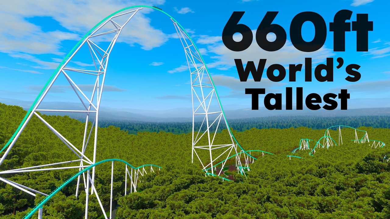 Monarch | World's Tallest & Longest Roller Coaster | 660ft Tall | NoLimits 2 + FVD++ | Coaster 114