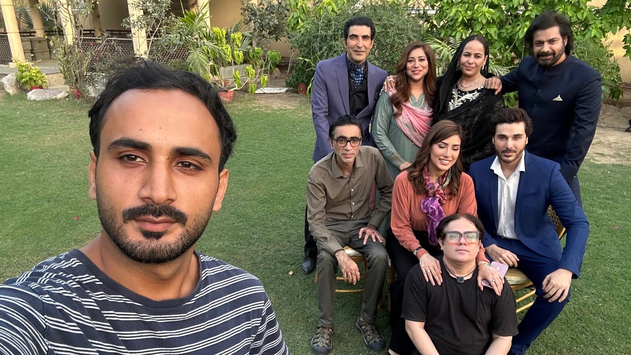 Aaj ham. Dayan ki shooting ma aaya hai  Dayan bts with Ahsankhan Mehwishhayat