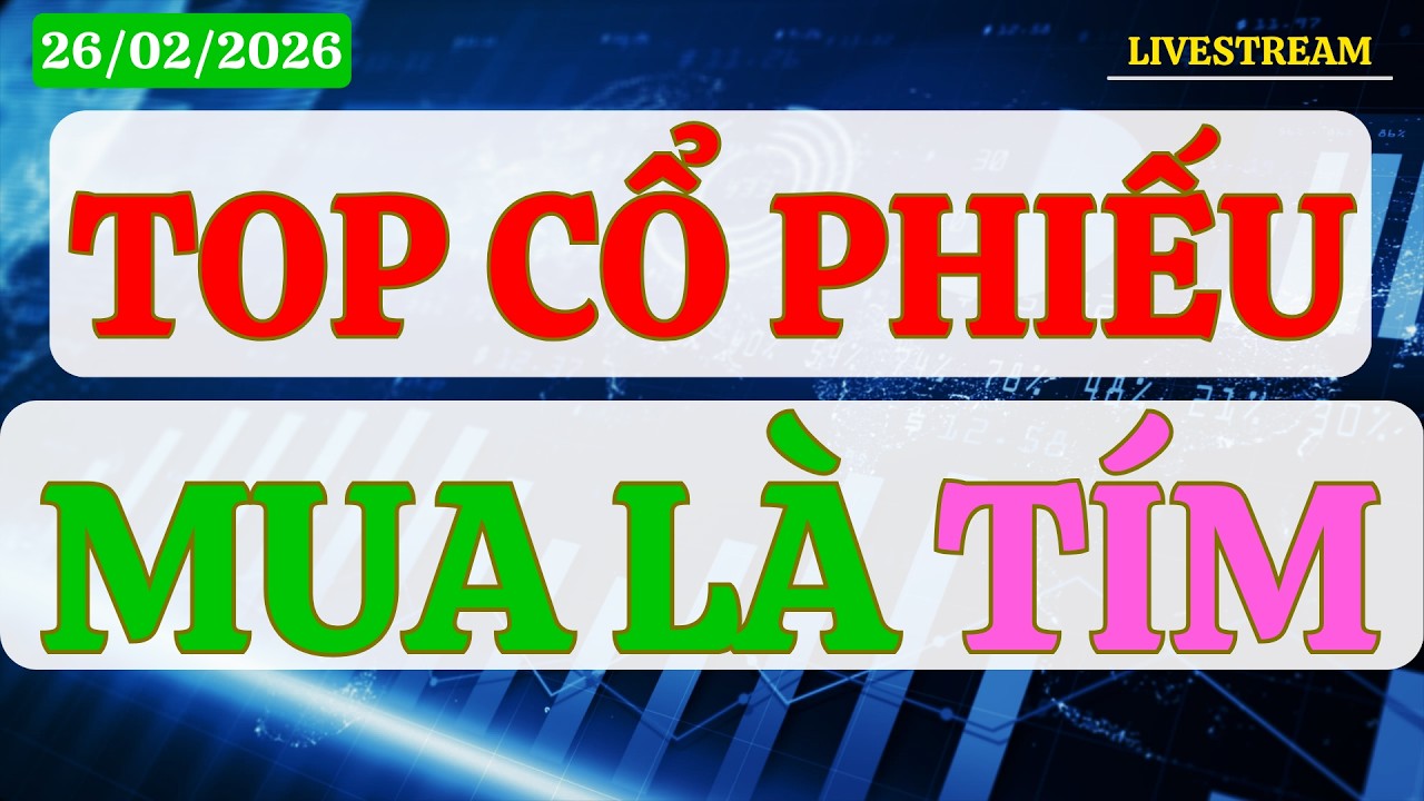 Nhận định thị trường | Chứng khoán hôm nay 6/02 : TOP CỔ PHIẾU MUA LÀ TÍM - NHANH CÒN KỊP