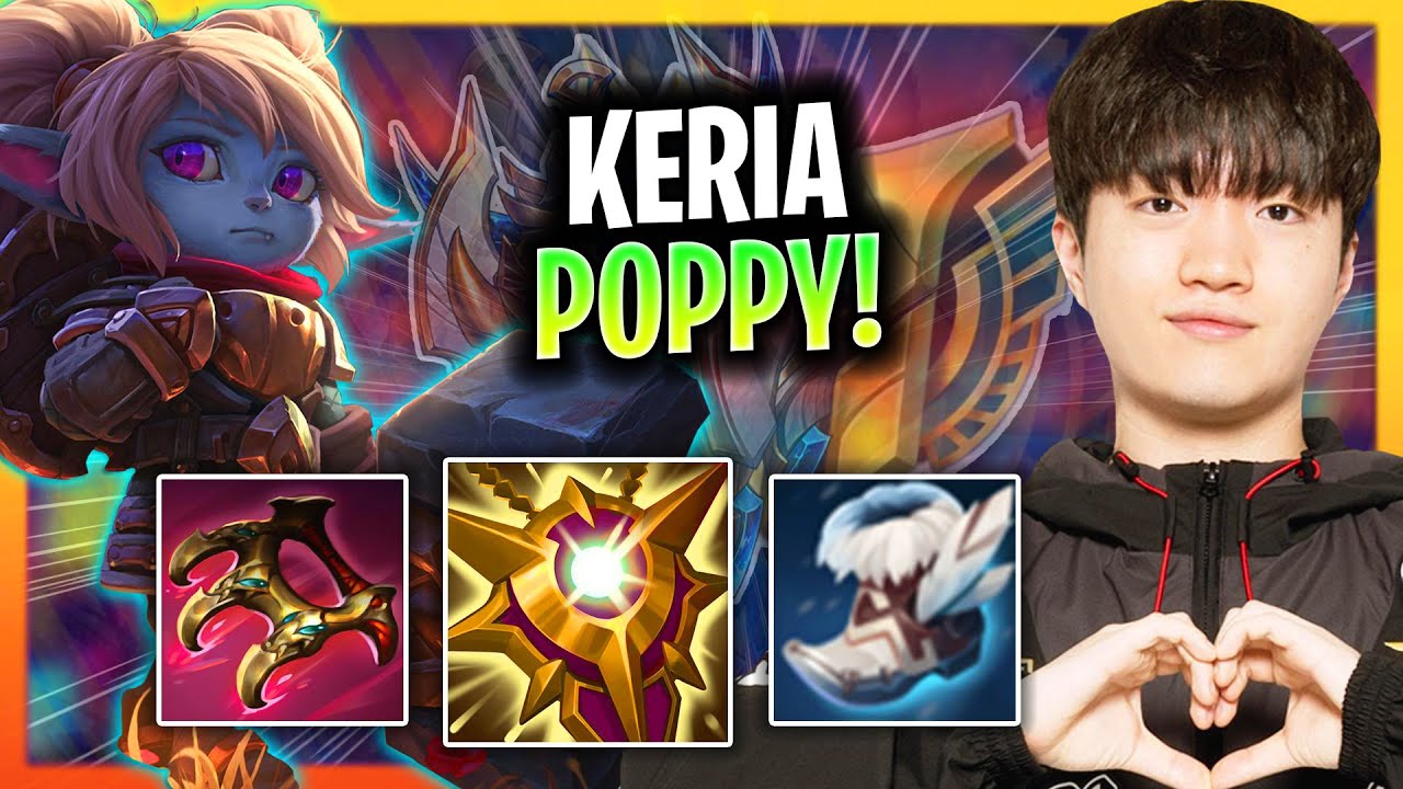 LEARN HOW TO PLAY POPPY SUPPORT LIKE A PRO! | T1 Keria Plays Poppy Support vs Bard!  Season 2025