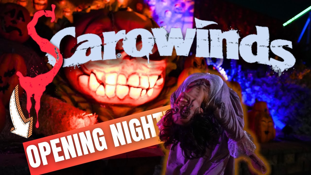 First Time at Scarowinds OPENING Night 2023 | Full Event Walkthrough!