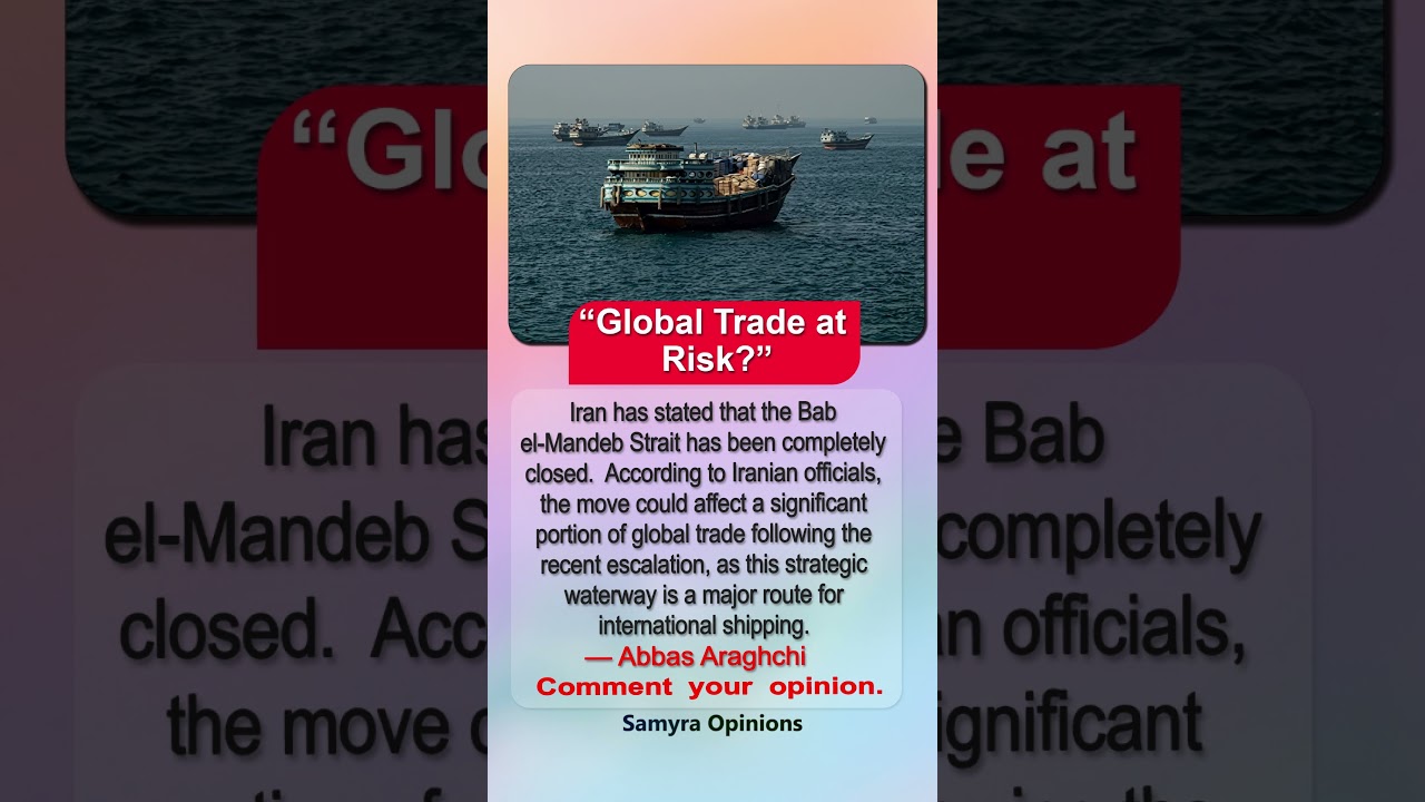 After Hormuz, Iran&rsquo;s New Maritime Move Sparks Worldwide Concern