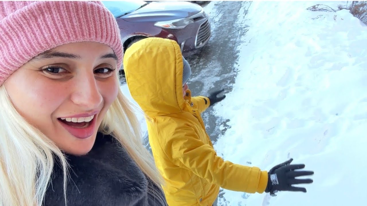 Stepping Outside at -30°C in Wisconsin 😳❄️ | A Mom & Son Moment