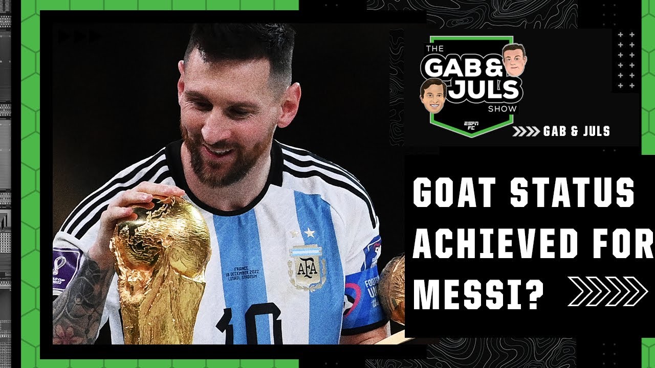 Does Messi’s World Cup win make him Stewart Robson’s GOAT? 😬 | ESPN FC