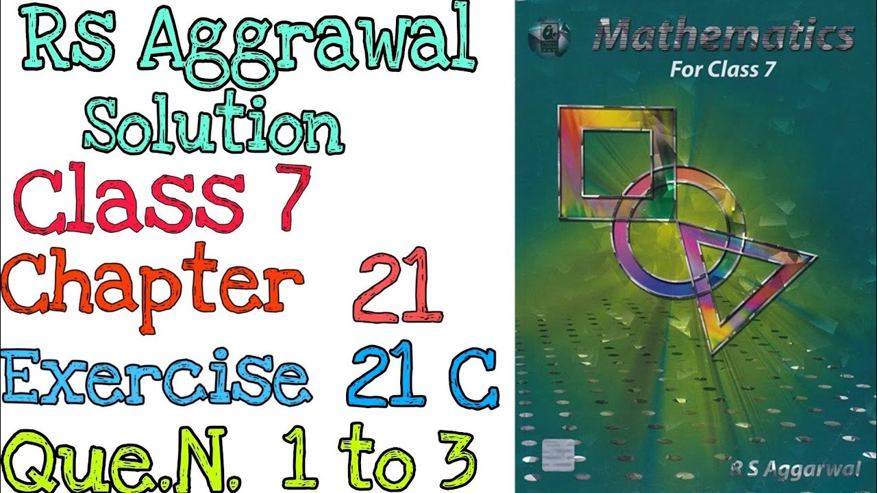 Collection and Organisation of data-Mode| Class 7 Exercise 21C Question 1 to 3| Rs Aggarwal | Md Sir