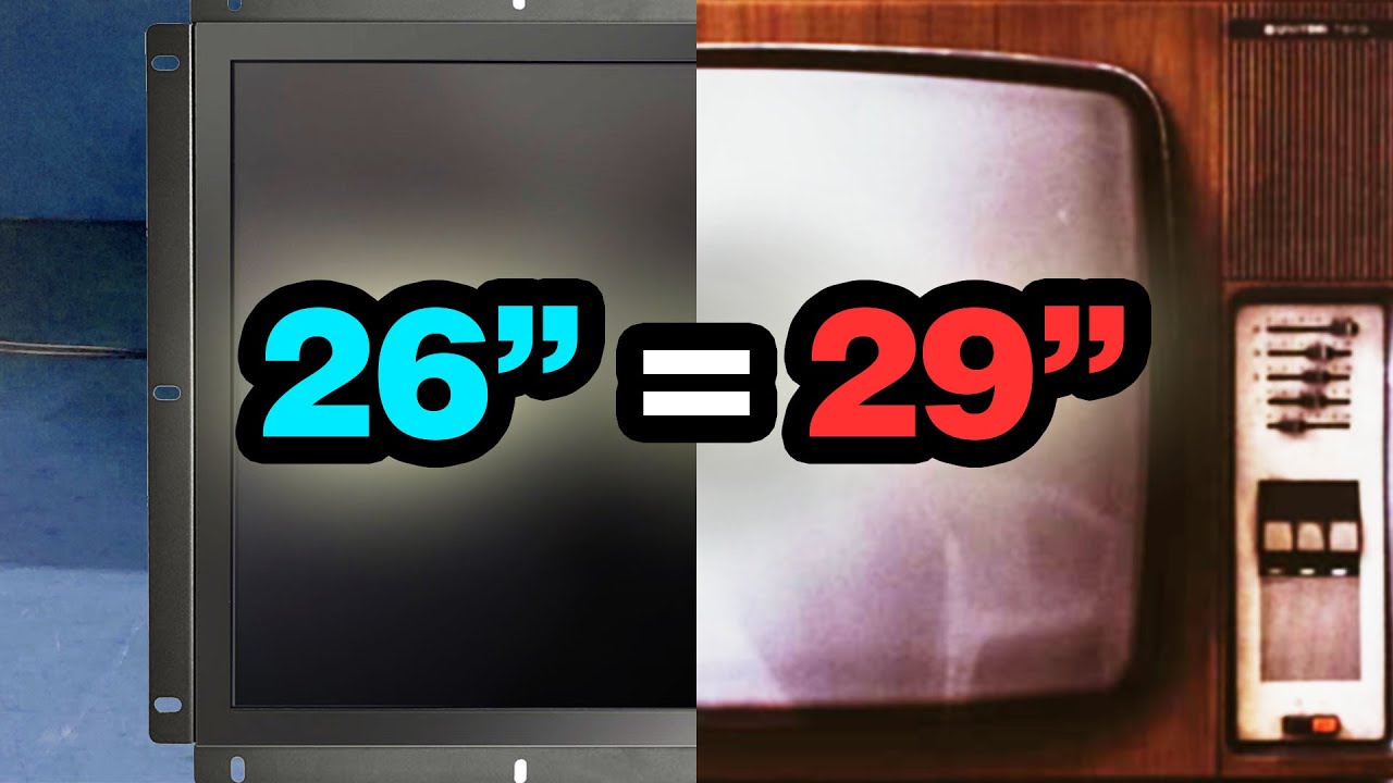 Understanding CRT & LCD Sizing Differences