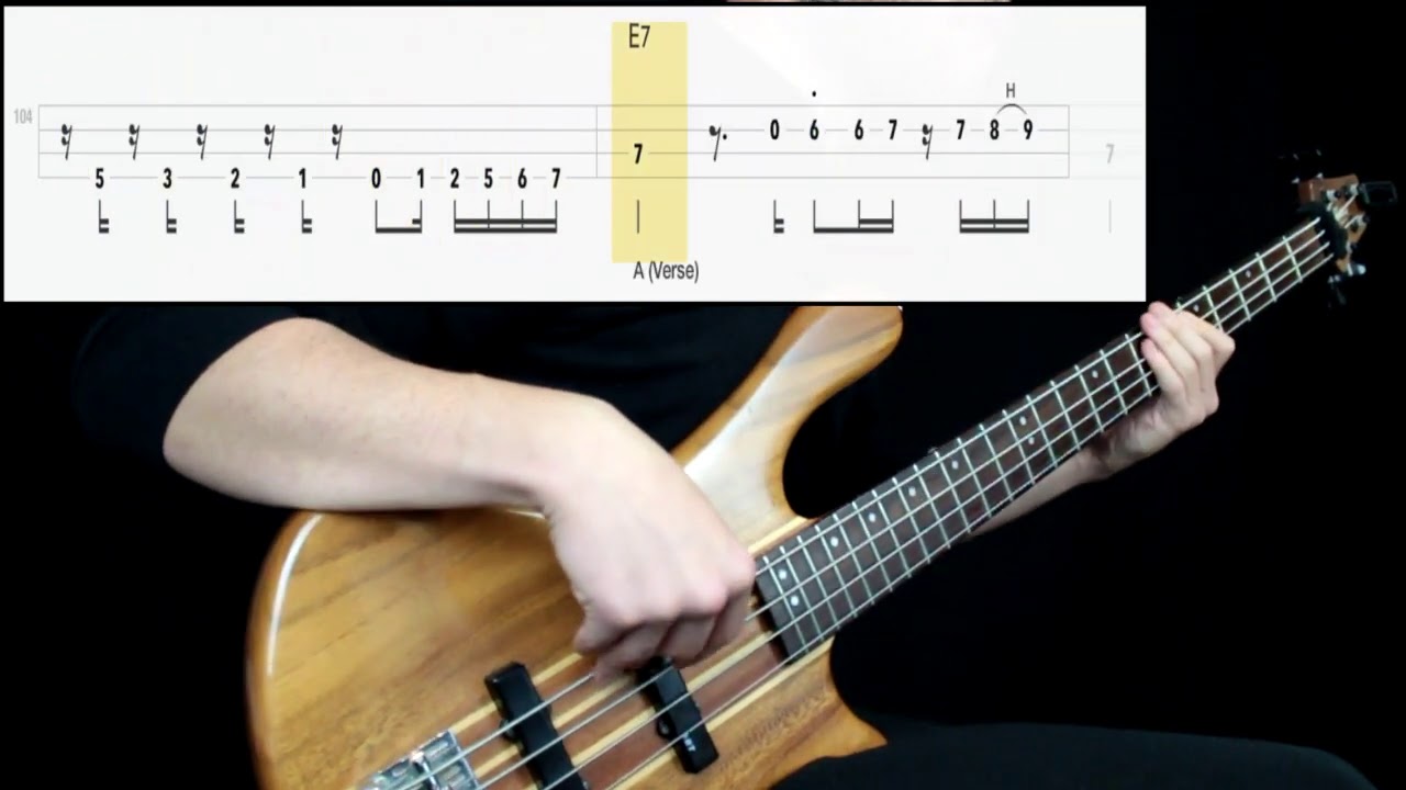 Led Zeppelin - The Lemon Song (Bass Only) (Play Along Tabs In Video)