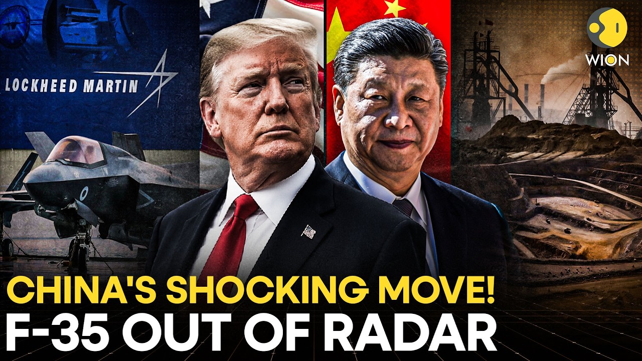 US-China Tensions: China's Shocking Move! America's F-35 Fighter Program Derailed? | WION Originals