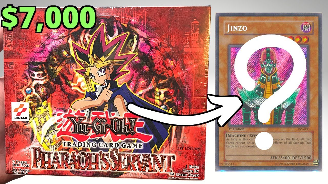Opening A $7,000 Box Of Yugioh Cards (Pharaoh's Servant 1st Edition)