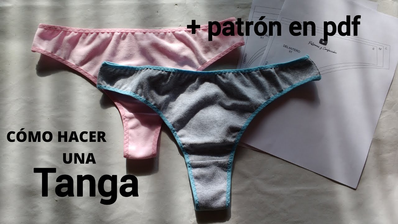 Tutorial + patrón: cómo hacer una tanga