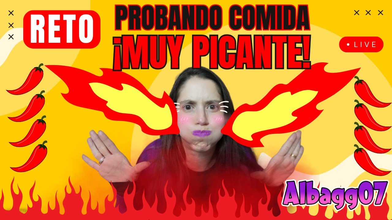 RETO: Probando comida ¡MUY PICANTE!