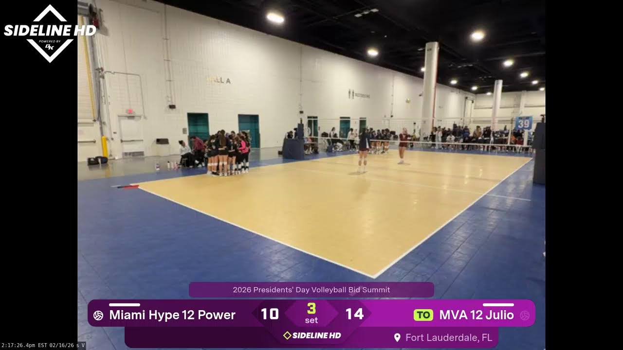 Miami Hype 12 Power vs. MVA 12 Julio (2026.02.16)
