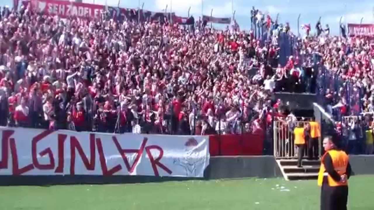 Ankaraspor - Samsunspor  Deplasman Tribunu Samsunspor Sen Cok Yasa
