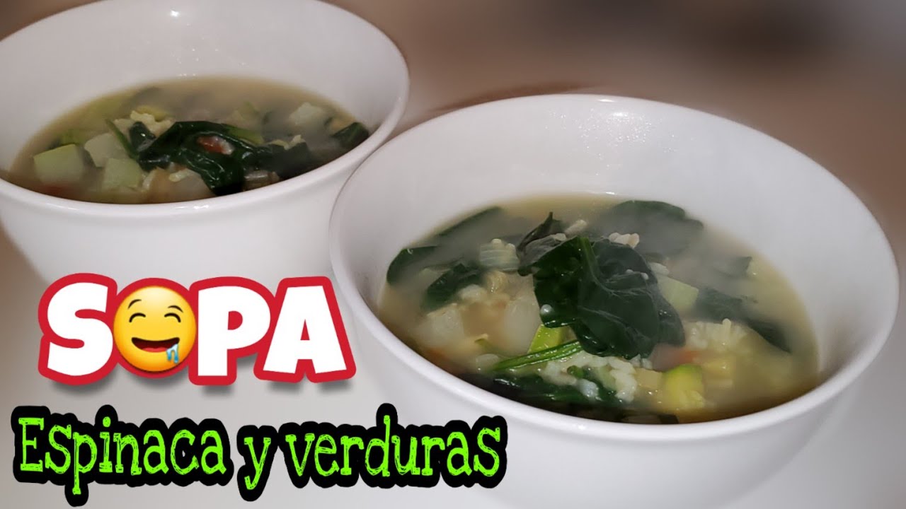 Sopa de Espinaca Salvadoreña