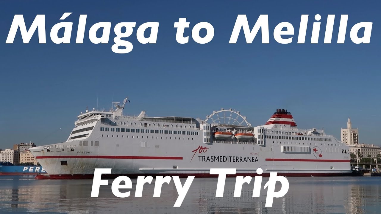 Málaga to Melilla ferry trip on the MS Fortuny cruise-ferry
