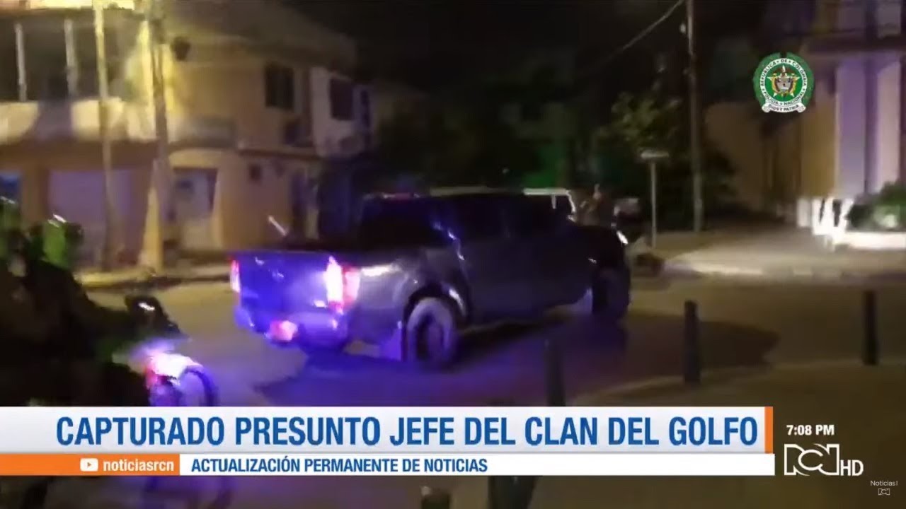 Cayó alias Navarro, presunto jefe del Clan del Golfo en Bolívar
