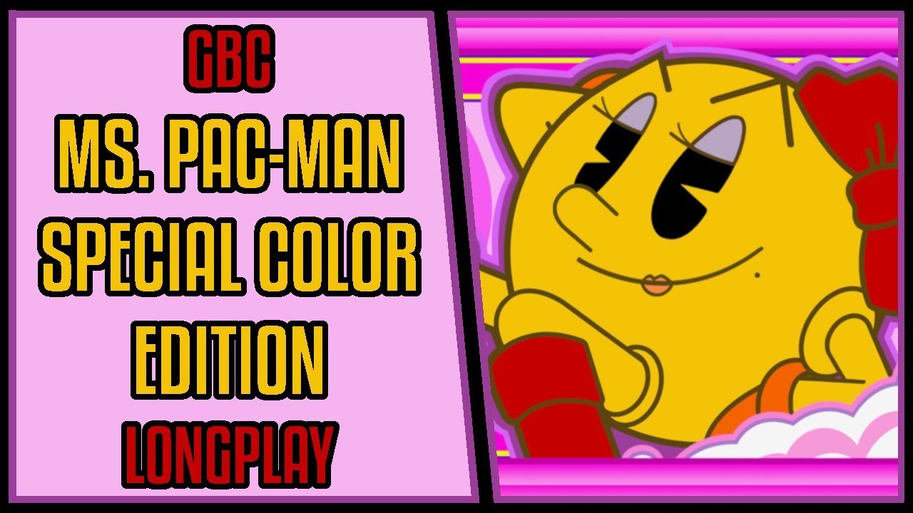 Ms. Pac-Man: Special Color Edition - GBC Longplay/Walkthrough #90 [4Kp60]