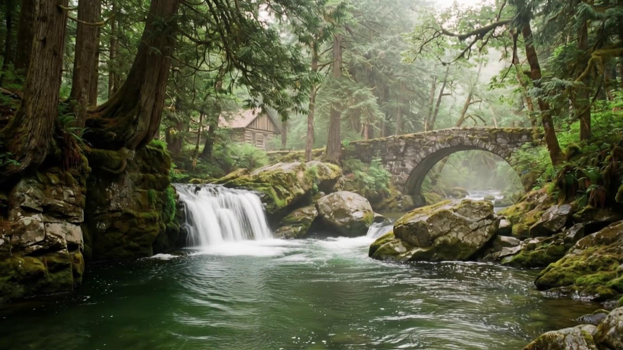 Gentle Piano Music & Water Sounds | Calm Your Mind and Meditate 🌼 Relaxing,Calm Music Piano 2