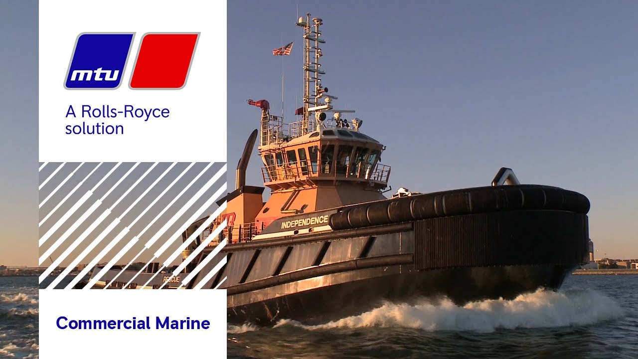 MTU Tugboat Engines powering Boston Towing and Transportation