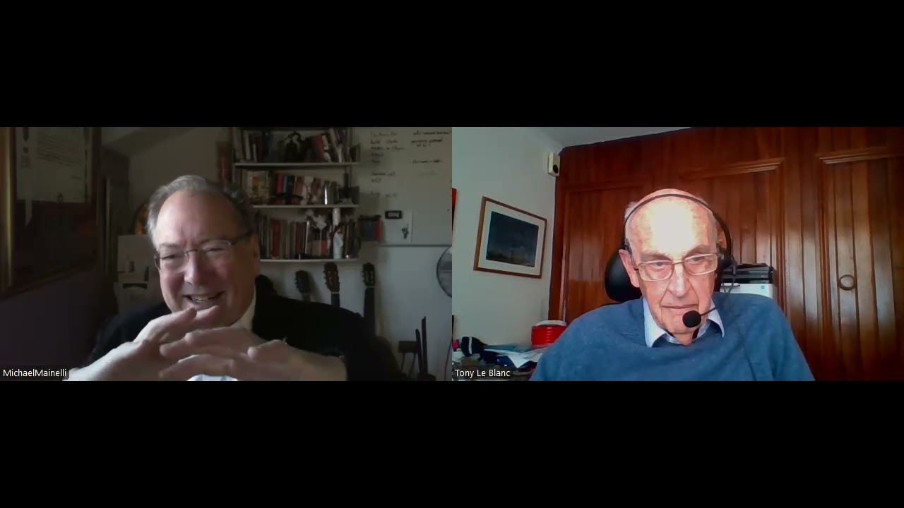 Tony@12 with Professor Michael Mainelli
