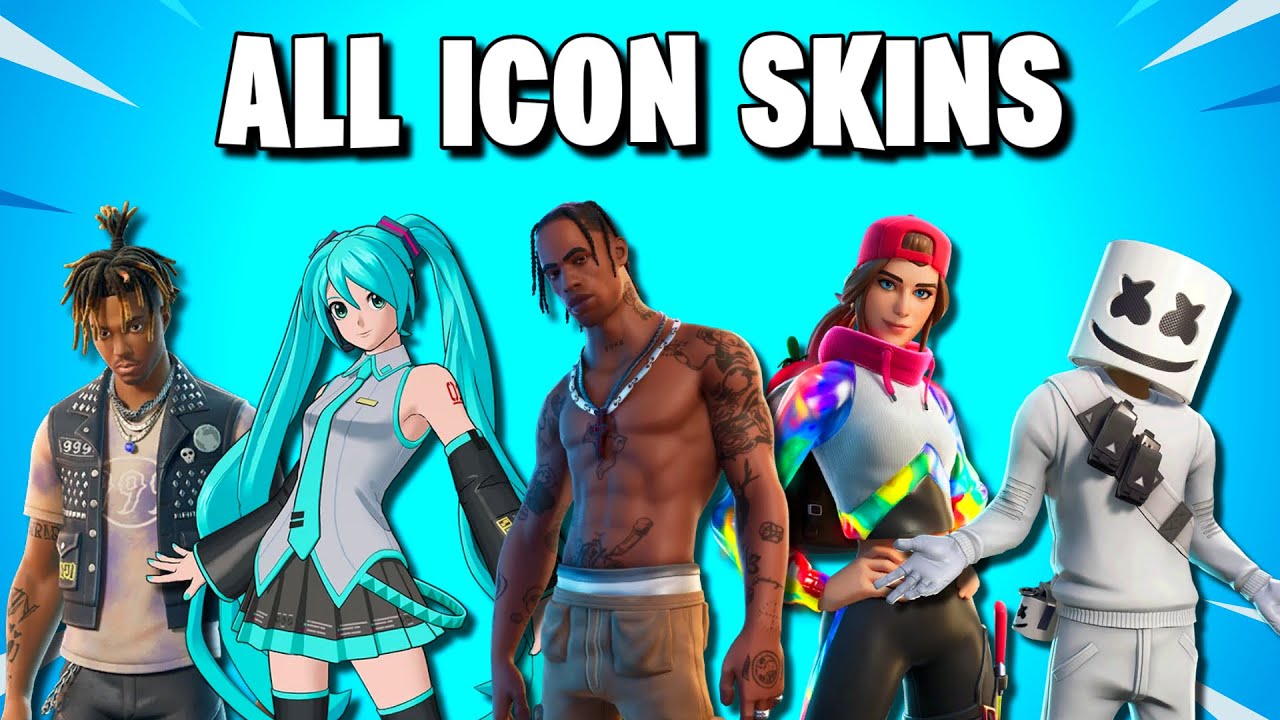 ALL Icon Skins in Fortnite! (Evolution of Icon Series Outfits Showcase 2025)