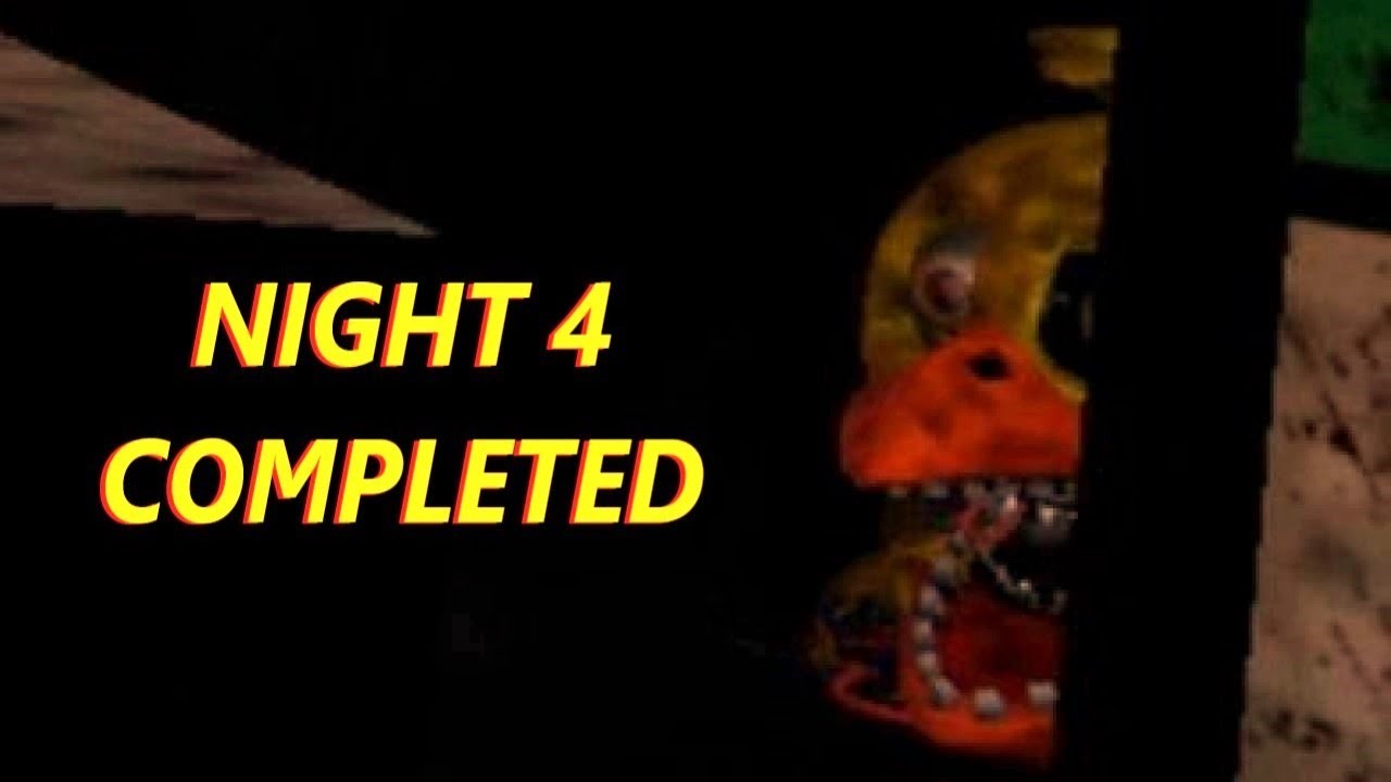 Creepy Nights at Freddy's 2 Night 4 Completed