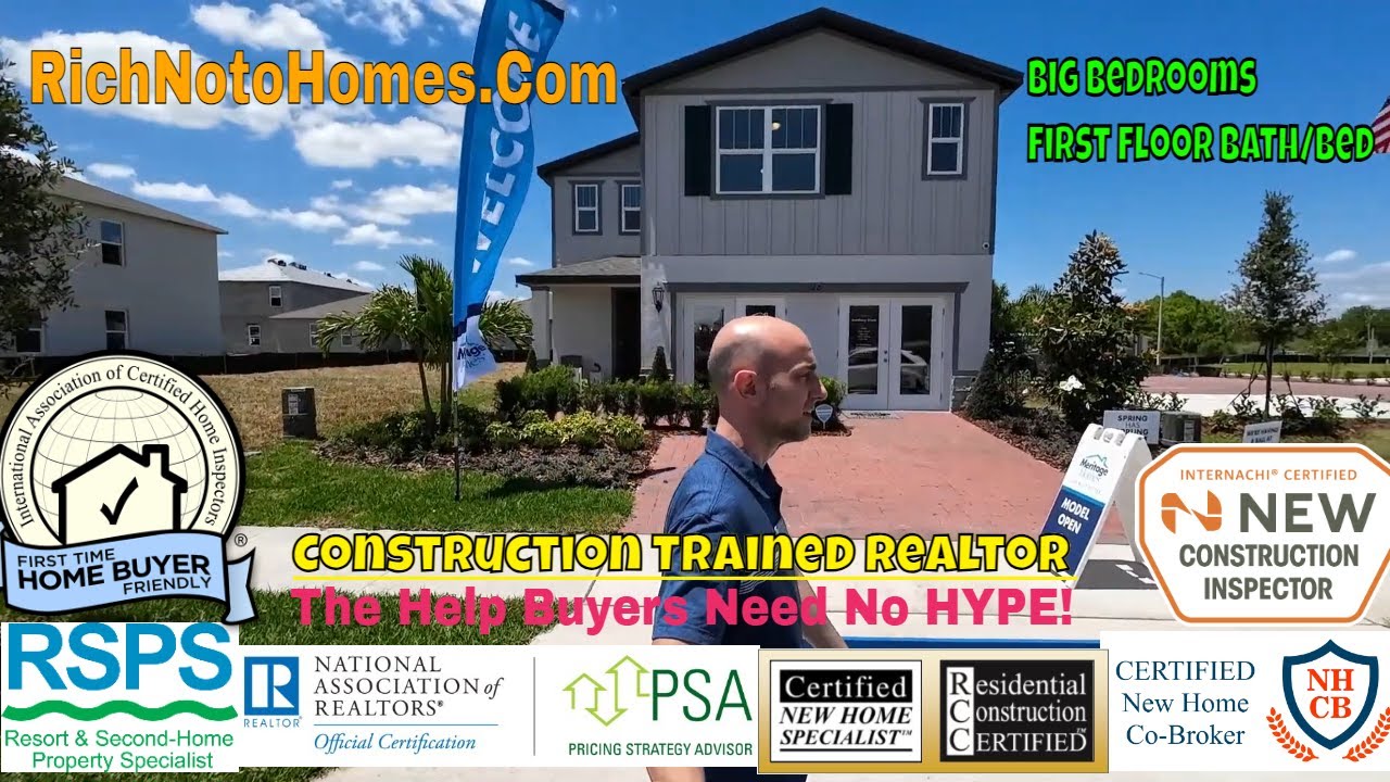 Discover Bradbury Creek, Your Dream Home Awaits In at Meritage Homes Zion Model, Haines City Florida