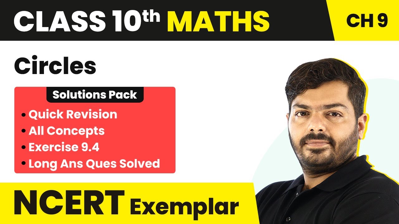 Class 10 Maths Ch 9 Ex. 9.4 NCERT Exemplar- Quick Revision/All Concepts/Long Ans Ques Solved 2022-23