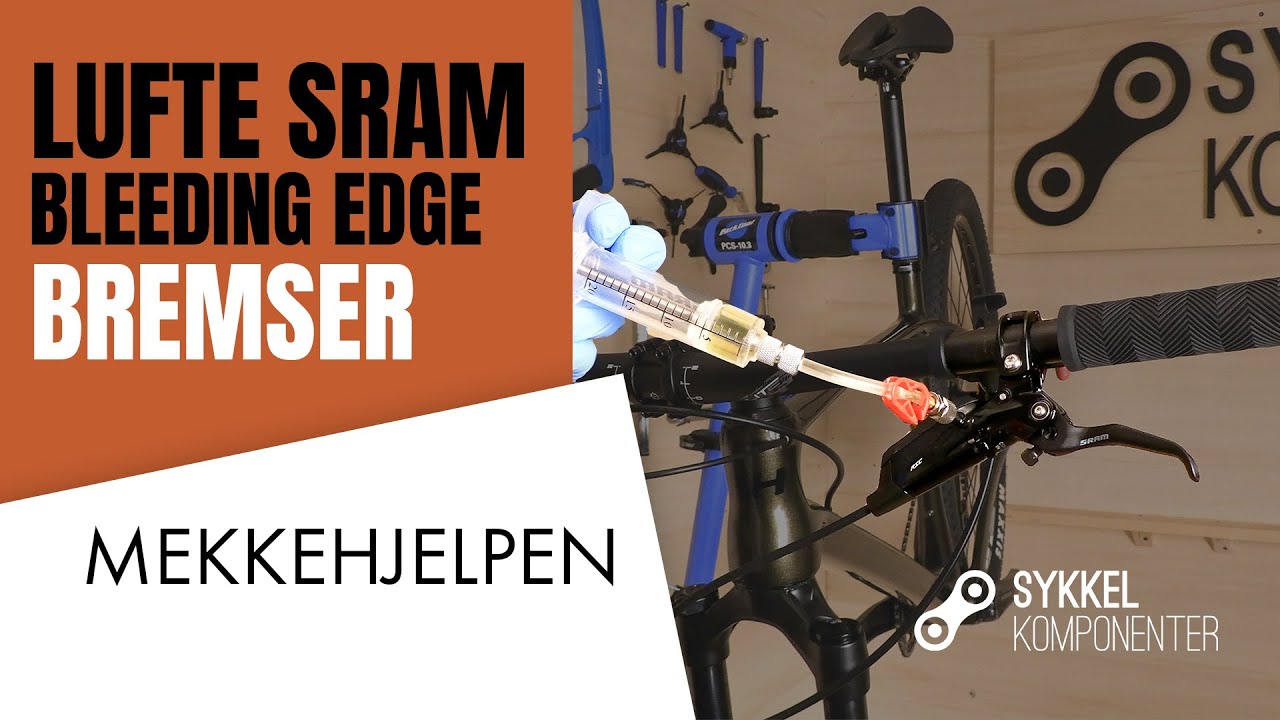 Hvordan LUFTE HYDRAULISKE SRAM BREMSER med BLEEDING EDGE til SYKKELEN | MEKKEHJELPEN