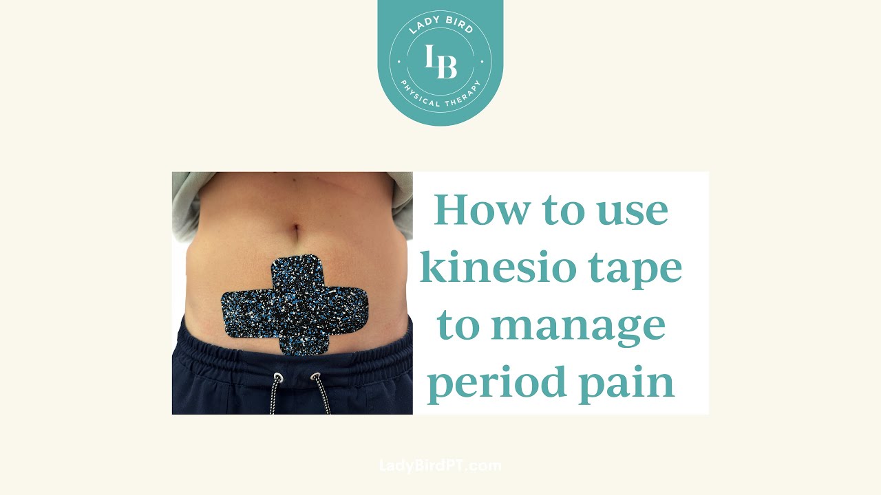 How to use kinesio tape to manage period pain