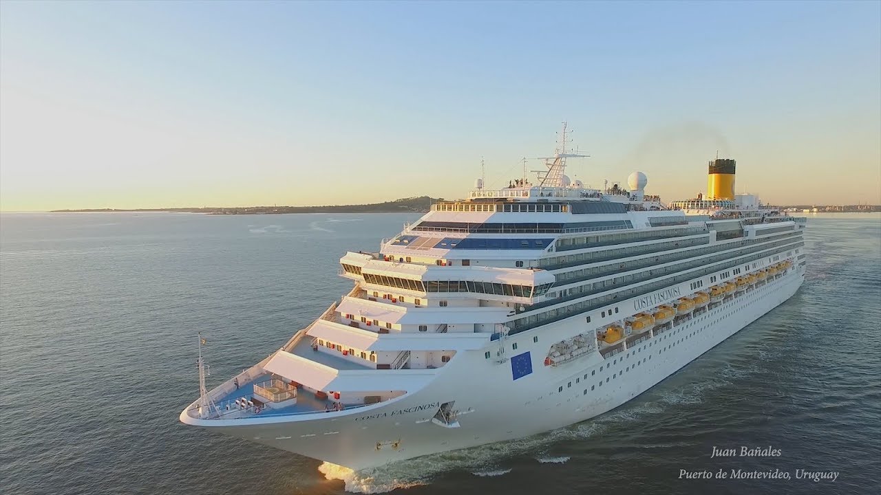 Costa Fascinosa Cruise Ship / Drone Chase [4K]