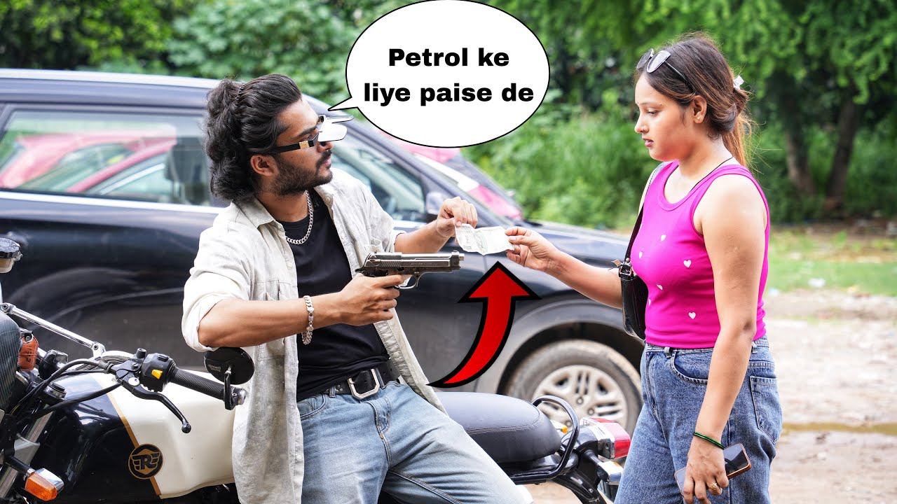 Badmashi Prank on Girls🔥Asking Money for Petrol😂