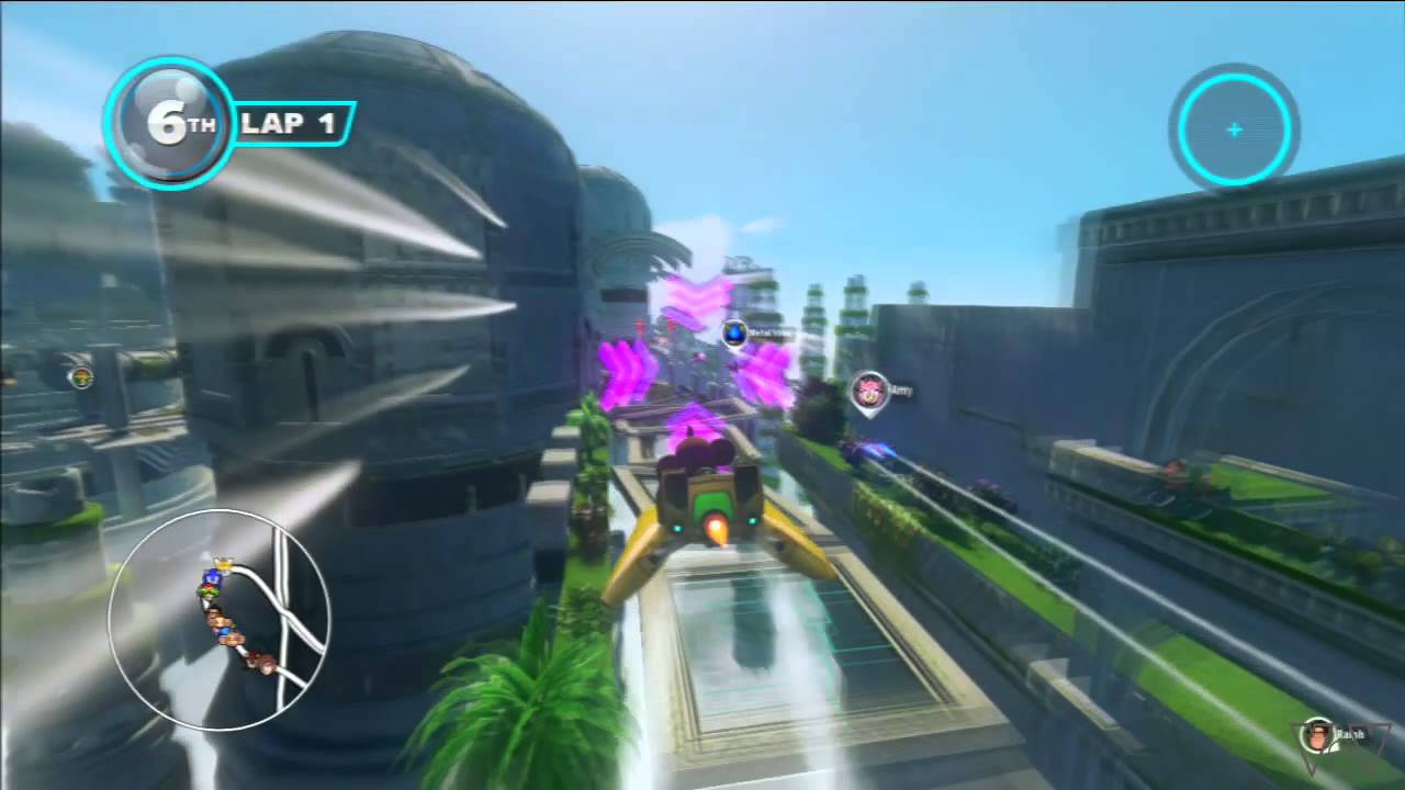 Sonic & All-Stars Racing Transformed - Tracks: Sanctuary Falls (Sonic & Knuckles)