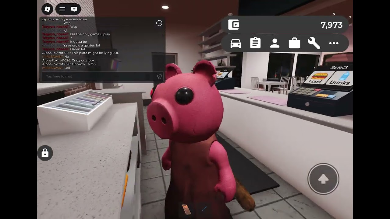 I’m driving my slammed car recklessly on Roblox Greenvile