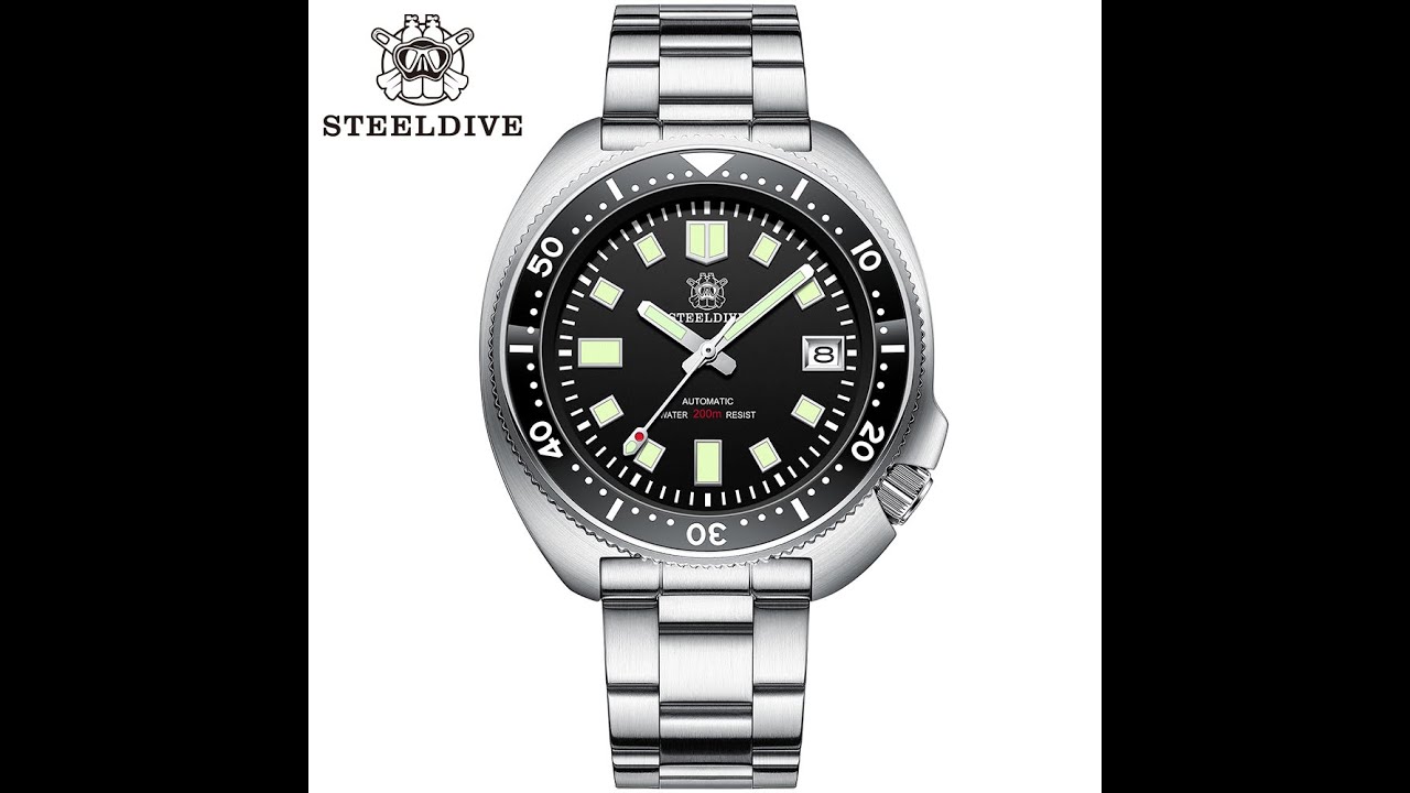 Relógio de mergulho Automático | Steeldive SD1970