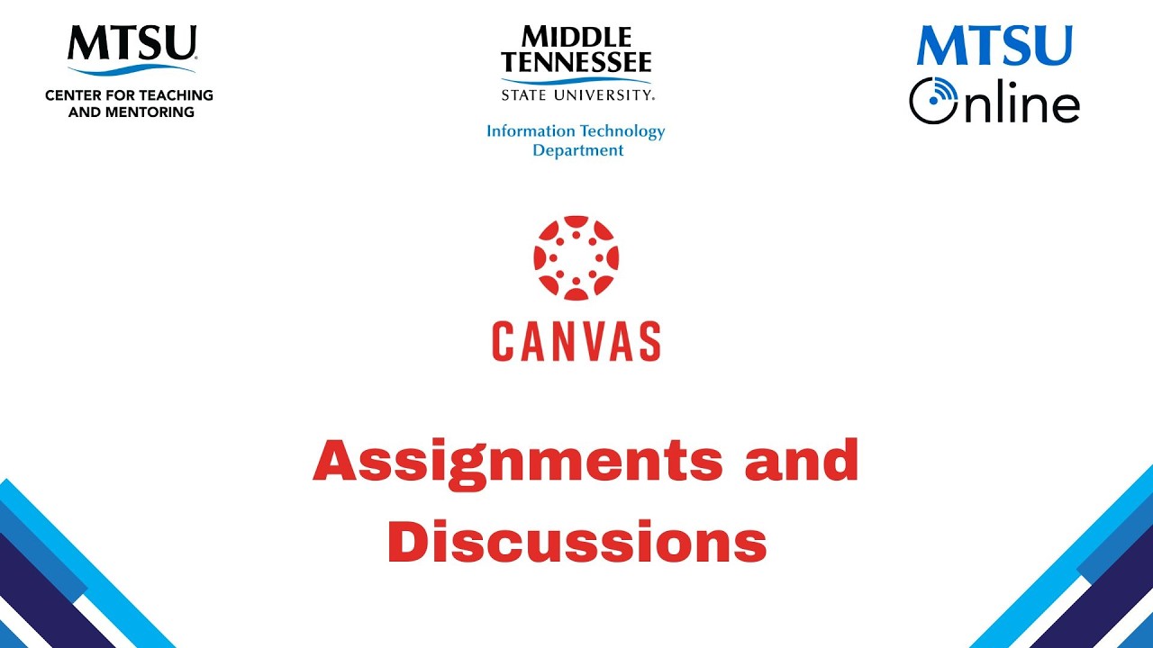 Assignments and Discussions