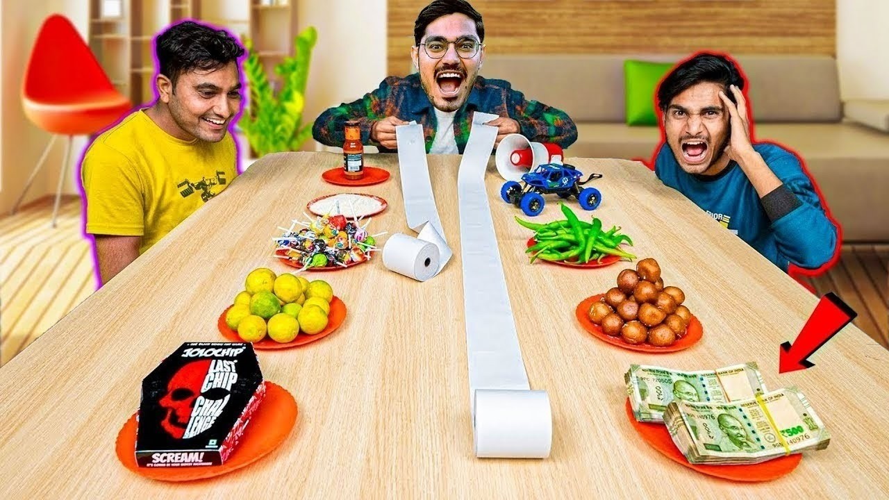 Spin The Paper Roll Challenge Spin the roll and win amazing prizes Looser will eat Jolochip