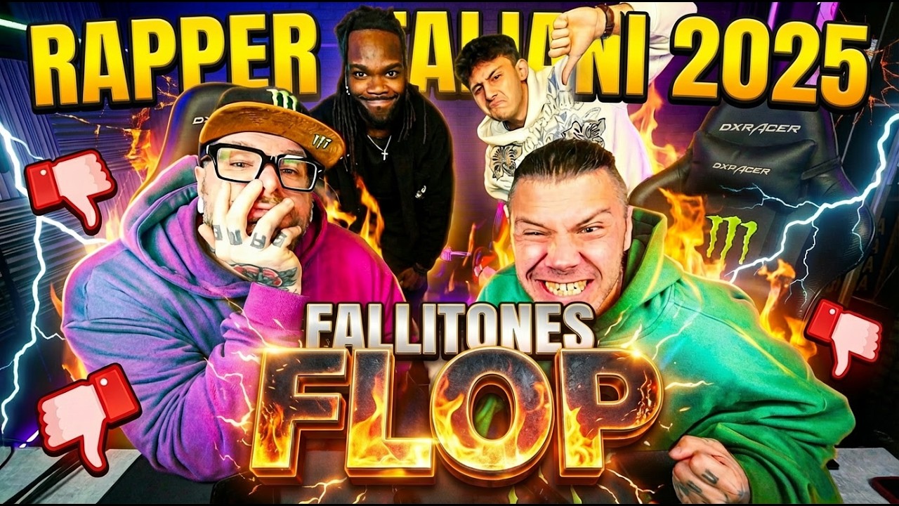 TOP FALLITONES NEL RAP ITALIANO 2025 🤮🤮🤮