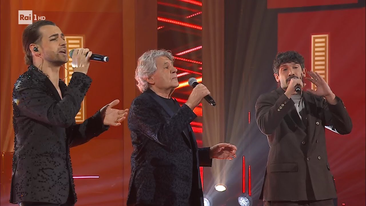 Valerio Scanu, Pierdavide Carone e Fausto Leali con 