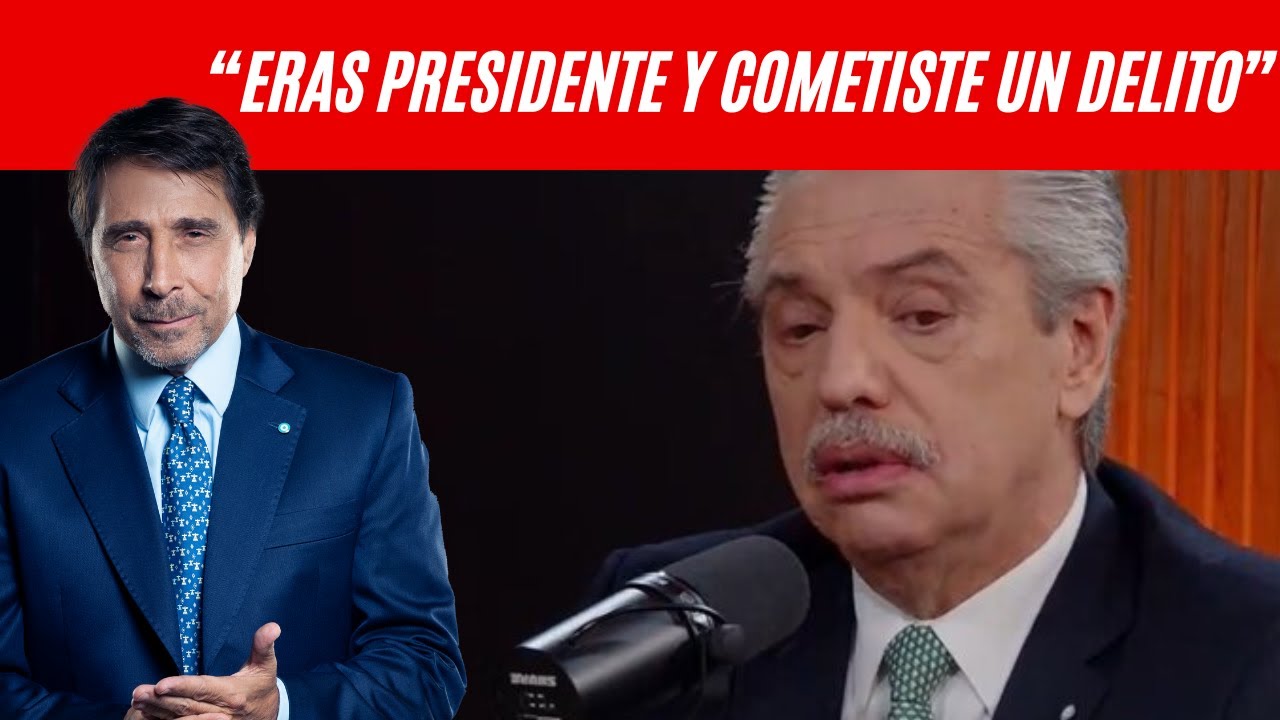 Feinmann apuntó contra Fernández tras sus dichos sobre la fiesta de Olivos: “Cometiste un delito”